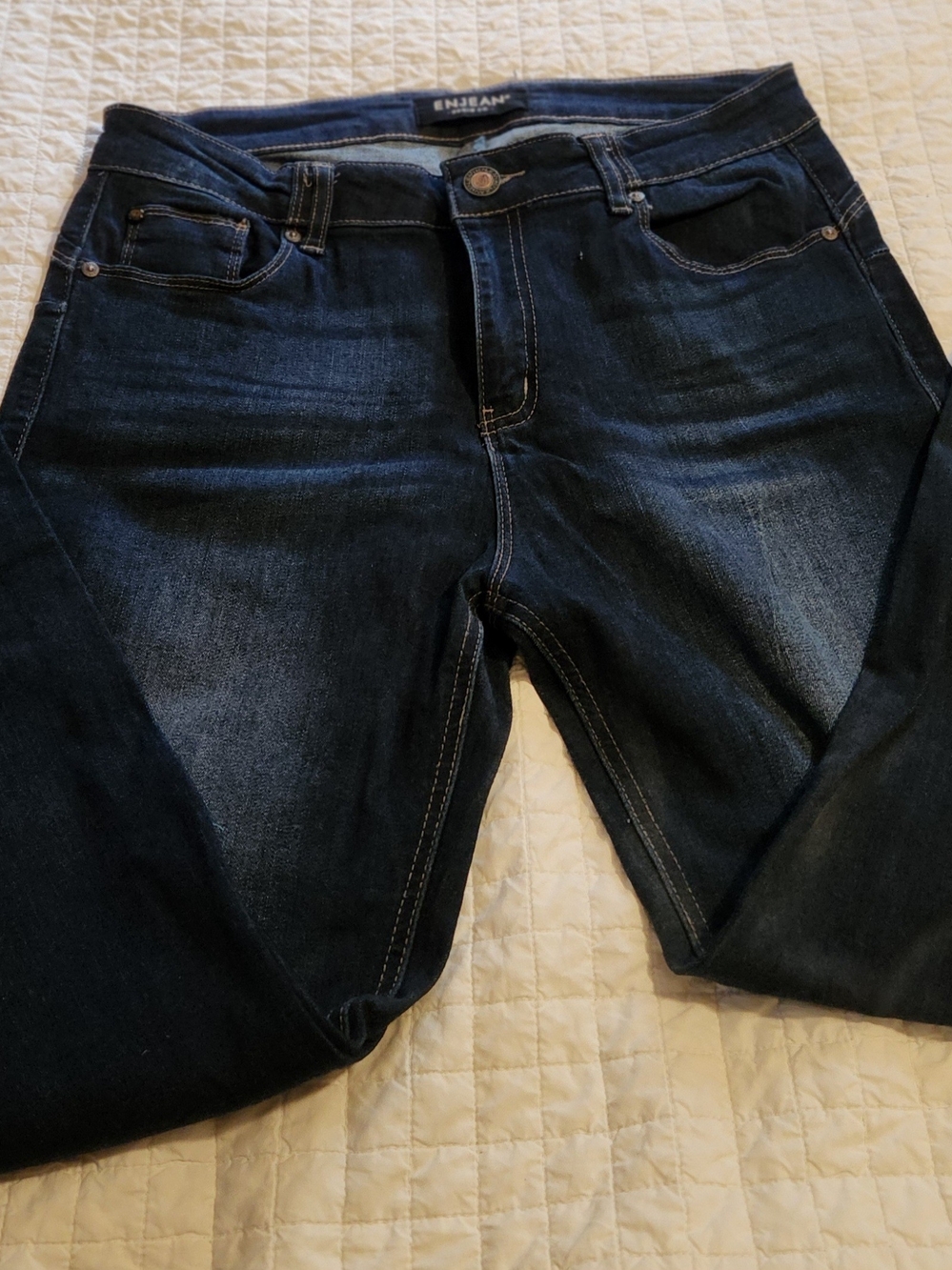 Enjean Dark Wash Stretch Jeans SIZE 13